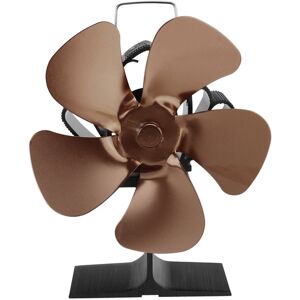 GreenZech (Copper) 5 Blades Fireplace Fan Silent Motors Heat Powered Stove Fan Eco Stove F GreenZech (Copper) 5 Blades Fireplace Fan Silent Motors Heat Powered Stove Fan Eco Stove F