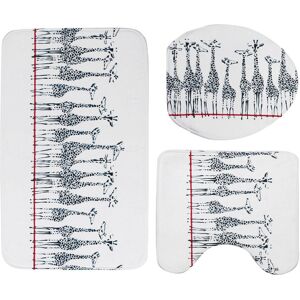 GreenZech (B) 180x180cm Giraffe Bath Fabric Shower Curtains Waterproof Lid Toilet Cover Ma GreenZech (B) 180x180cm Giraffe Bath Fabric Shower Curtains Waterproof Lid Toilet Cover Ma