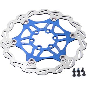 GreenZech (Blue, 180mm) 180 / 160MM Stainless Ultra Light 6pcs T25 Screws Floating Disc MT GreenZech (Blue, 180mm) 180 / 160MM Stainless Ultra Light 6pcs T25 Screws Floating Disc MT