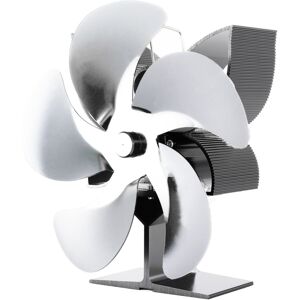 GreenZech Silver 5 Blades Fireplace Fan Eco Friendly Quiet Wood Burner Stove Fan Thermal Heat Power Fan Home Christmas Gift GreenZech Silver 5 Blades Fireplace Fan Eco Friendly Quiet Wood Burner Stove Fan Thermal Heat Power Fan Home Christmas Gift
