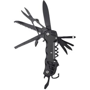 GreenZech (Black) 15-in-1 Multifunction Folding Knife EDC Survival Tools Saw Scissors Open GreenZech (Black) 15-in-1 Multifunction Folding Knife EDC Survival Tools Saw Scissors Open