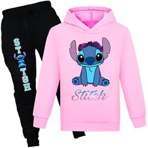Unbranded (9-10 Years, Pink) Lilo and Stitch Kids T-shirt Hoodie Hooded Pants Trousers Out Unbranded (9-10 Years, Pink) Lilo and Stitch Kids T-shirt Hoodie Hooded Pants Trousers Out