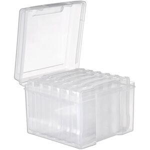 Unbranded 6"x4" Storage Box Photo & Crafts Organiser Including 6 Cases & Labels Unbranded 6"x4" Storage Box Photo & Crafts Organiser Including 6 Cases & Labels