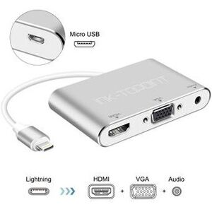 Unbranded Lightning to HDMI VGA 3.5mm audio adapter Unbranded Lightning to HDMI VGA 3.5mm audio adapter