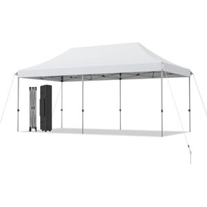 Costway 3 x 6 M Folding Tent Canopy Adjustable Height Shelter with Wheel & Bag Costway 3 x 6 M Folding Tent Canopy Adjustable Height Shelter with Wheel & Bag