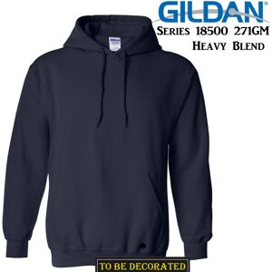 (3XL) Gildan Navy Blue Hoodie Heavy Blend Basic Hooded Sweat Sweater Mens XS - 5 (3XL) Gildan Navy Blue Hoodie Heavy Blend Basic Hooded Sweat Sweater Mens XS - 5