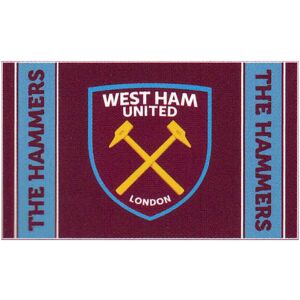 United West Ham Crest Stripe Flag 5 x 3 United West Ham Crest Stripe Flag 5 x 3