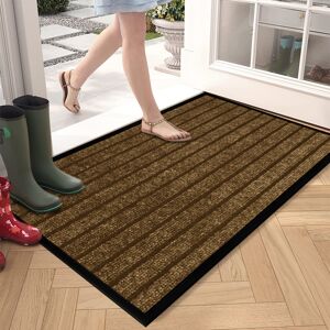 Imperial Rooms (40x60 cm, Brown) Rubber Door Mats Non-Slip Dirt Trapper Heavy Duty Imperial Rooms (40x60 cm, Brown) Rubber Door Mats Non-Slip Dirt Trapper Heavy Duty