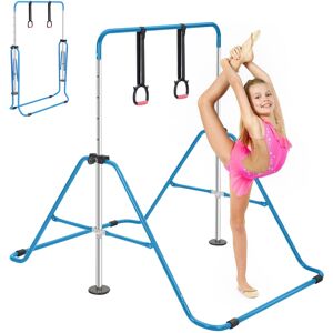 Unbranded (Blue * rings) Gymnastics Kids Horizontal Bars Training Kip Bar Unbranded (Blue * rings) Gymnastics Kids Horizontal Bars Training Kip Bar