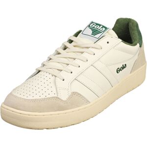 (7) Gola Eagle Mens Casual Trainers in Off White Green (7) Gola Eagle Mens Casual Trainers in Off White Green