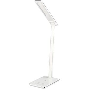 Trueshopping White Desk Lamp with Wireless & USB Phone Charger Trueshopping White Desk Lamp with Wireless & USB Phone Charger