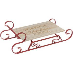 URBN Living Christmas Wood & Metal Large Red Sledge Serving Snack Platter Tray URBN Living Christmas Wood & Metal Large Red Sledge Serving Snack Platter Tray