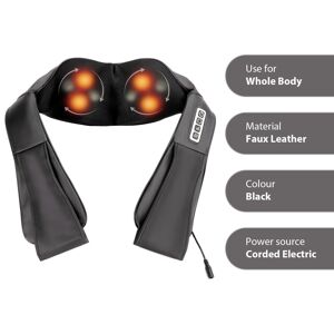 Unbranded Electric Shiatsu Neck Shoulder Back Massager with Heat Kneading Unbranded Electric Shiatsu Neck Shoulder Back Massager with Heat Kneading