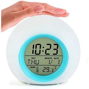 Unbranded Bedside Lamp Night Light Alarm Clock for Children - 7 Color Lights, 7 Alarm Soun Unbranded Bedside Lamp Night Light Alarm Clock for Children - 7 Color Lights, 7 Alarm Soun