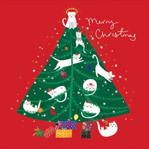 Woodmansterne Pack of 5 Decorating The Tree Christmas Cards Supporting Multiple Charities Woodmansterne Pack of 5 Decorating The Tree Christmas Cards Supporting Multiple Charities