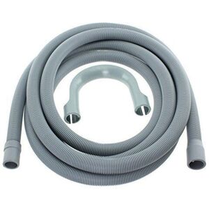 SPARES2GO Extra Long Water Pipe Outlet Hose for Bosch Washing Machine 4m 19mm & 22mm SPARES2GO Extra Long Water Pipe Outlet Hose for Bosch Washing Machine 4m 19mm & 22mm