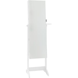 Costway Freestanding Jewelry Armoire Lockable Full-length w/3-Color Led Lights Costway Freestanding Jewelry Armoire Lockable Full-length w/3-Color Led Lights