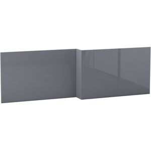NRG Modern Bathroom L Shaped Bath Panels MDF Front Bath Panel 1700mm Gloss Grey NRG Modern Bathroom L Shaped Bath Panels MDF Front Bath Panel 1700mm Gloss Grey