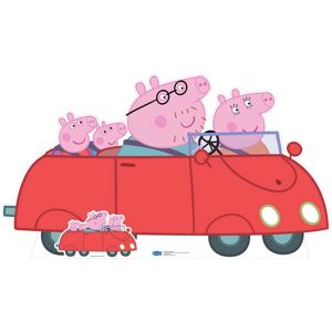 Peppa Pig Family Car Cardboard Cutout / Standee / Stand up Peppa Pig Family Car Cardboard Cutout / Standee / Stand up
