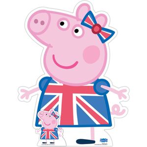 Peppa Pig Union Jack Cardboard Cutout / Standee / Standup Peppa Pig Union Jack Cardboard Cutout / Standee / Standup