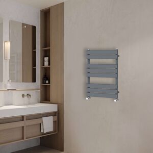 (800x600mm) NRG Flat Panel Heated Towel Rail Bathroom Rad Radiator Anthracite (800x600mm) NRG Flat Panel Heated Towel Rail Bathroom Rad Radiator Anthracite