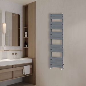 (1600x450mm) NRG Flat Panel Heated Towel Rail Bathroom Rad Radiator Anthracite (1600x450mm) NRG Flat Panel Heated Towel Rail Bathroom Rad Radiator Anthracite