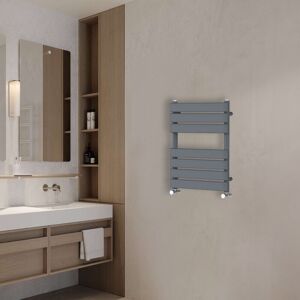 (650x500mm) NRG Flat Panel Heated Towel Rail Bathroom Rad Radiator Anthracite (650x500mm) NRG Flat Panel Heated Towel Rail Bathroom Rad Radiator Anthracite