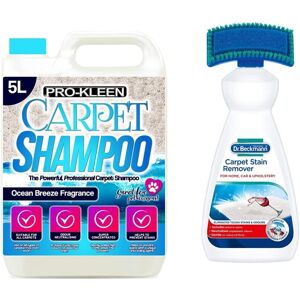 Pro-Kleen Professional Carpet & Upholstery Shampoo, 5 Litres & Dr. Beckmann Carp Pro-Kleen Professional Carpet & Upholstery Shampoo, 5 Litres & Dr. Beckmann Carp