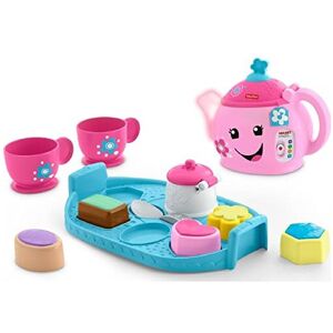 Fisher-Price Laugh & Learn Toddler Learning Toy Sweet Manners Tea Set with Smart Stages for P Fisher-Price Laugh & Learn Toddler Learning Toy Sweet Manners Tea Set with Smart Stages for P
