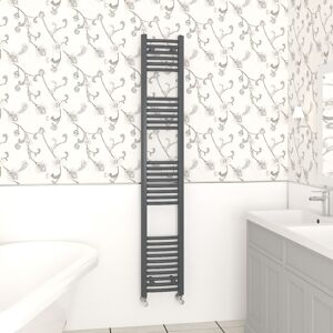 (1800x300mm, Anthracite) NRG Curved Central Heating Towel Rail Bathroom Heated R (1800x300mm, Anthracite) NRG Curved Central Heating Towel Rail Bathroom Heated R