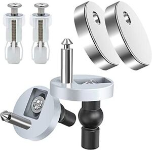 Eyerayo Toilet Seat Hinges Screws, Bolts Toilet Seats Fittings Fix Expanding Rubber Top Eyerayo Toilet Seat Hinges Screws, Bolts Toilet Seats Fittings Fix Expanding Rubber Top