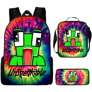 Doyarbim (B) 3 PCS UNSPEAKABLE Backpack Kids School Bag For Kids Gift Doyarbim (B) 3 PCS UNSPEAKABLE Backpack Kids School Bag For Kids Gift