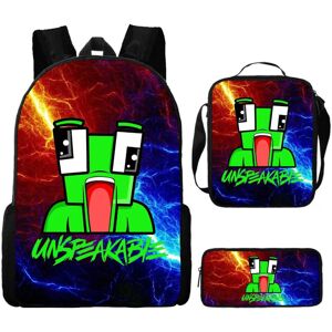 Doyarbim (C) 3 PCS UNSPEAKABLE Backpack Kids School Bag For Kids Gift Doyarbim (C) 3 PCS UNSPEAKABLE Backpack Kids School Bag For Kids Gift