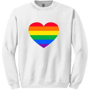 Gildan (2XL) LGBTQ Colourful Rainbow Gay Pride Love Heart Mens Sweater Jumper Sweatshir Gildan (2XL) LGBTQ Colourful Rainbow Gay Pride Love Heart Mens Sweater Jumper Sweatshir