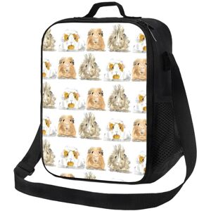 BearLad Kids Lunch Bag So Many Guinea Pigs! Watercolour Insulated Tote Box for Girls Boy BearLad Kids Lunch Bag So Many Guinea Pigs! Watercolour Insulated Tote Box for Girls Boy