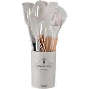 winwin (Cream) Non-Stick Silicone Cooking Kitchen Utensils Set winwin (Cream) Non-Stick Silicone Cooking Kitchen Utensils Set