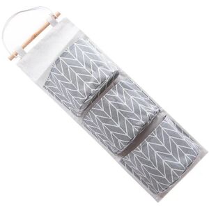 Dechoicelife (a-Gray) 3 Pockets Cute Wall Mounted Storage Bag Closet Organizer Clothes Hangin Dechoicelife (a-Gray) 3 Pockets Cute Wall Mounted Storage Bag Closet Organizer Clothes Hangin