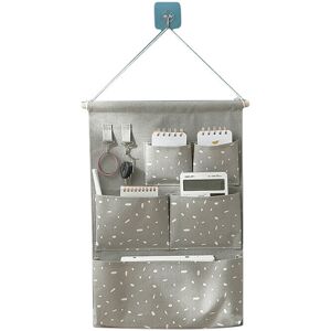 Dechoicelife (a-Gray 5 Pockets) PocketsWall Mounted Storage Bag Home Room Closet Door Sundrie Dechoicelife (a-Gray 5 Pockets) PocketsWall Mounted Storage Bag Home Room Closet Door Sundrie
