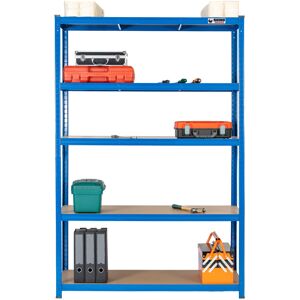 Rhino 2 Bays 180x120x60cm Blue Boltless Garage Shelving Unit 1000kg Rhino 2 Bays 180x120x60cm Blue Boltless Garage Shelving Unit 1000kg