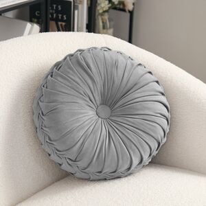 Living And Home (35cm) Velvet Round Pumpkin Pillow Cushion Living And Home (35cm) Velvet Round Pumpkin Pillow Cushion