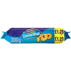 McVities McVitie's Coconut Rings 300g ( Pack of 12 ) McVities McVitie's Coconut Rings 300g ( Pack of 12 )