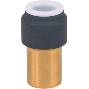 SPARES2GO Radiator Valve 15mm x 10mm Anthracite Pushfit Reducing Straight Speed Fit Compre SPARES2GO Radiator Valve 15mm x 10mm Anthracite Pushfit Reducing Straight Speed Fit Compre