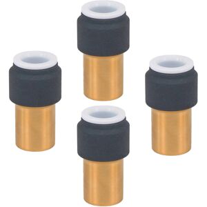 SPARES2GO Radiator Valve 15mm x 10mm Anthracite Pushfit Reducing Straight Speed Fit Compre SPARES2GO Radiator Valve 15mm x 10mm Anthracite Pushfit Reducing Straight Speed Fit Compre