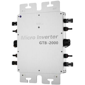 GreenZech (2000W) MPPT Solar Grid Connected Micro Inverter DC 22-60V To AC 110V/230V Water GreenZech (2000W) MPPT Solar Grid Connected Micro Inverter DC 22-60V To AC 110V/230V Water