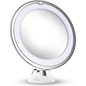Mascot Updated 10X Magnifying Makeup Vanity Mirror with Lights, LED Lighted Portable Ha Mascot Updated 10X Magnifying Makeup Vanity Mirror with Lights, LED Lighted Portable Ha