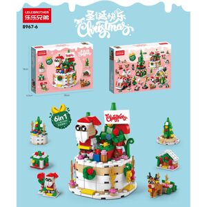 Bonxaif (288PCS cake) New Christmas Minifigures Puzzle Kids Toys Gifts For Fit Lego Girl Bonxaif (288PCS cake) New Christmas Minifigures Puzzle Kids Toys Gifts For Fit Lego Girl