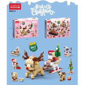 Bonxaif (296PCS reindeer) New Christmas Minifigures Puzzle Kids Toys Gifts For Fit Lego Bonxaif (296PCS reindeer) New Christmas Minifigures Puzzle Kids Toys Gifts For Fit Lego