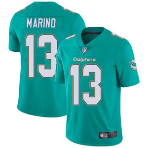 Unbranded (Men's-M, Aqua) T-Shirt Miami Dolphins Dan Marino Jersey - Men's/Women's/Youth Unbranded (Men's-M, Aqua) T-Shirt Miami Dolphins Dan Marino Jersey - Men's/Women's/Youth
