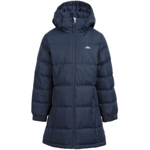 (7-8 Years, Navy) Trespass Girls Padded Jacket Hooded Tiffy (7-8 Years, Navy) Trespass Girls Padded Jacket Hooded Tiffy
