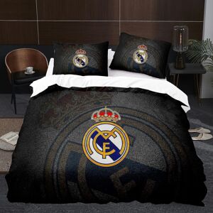 Unbranded Ball Madrid Team Emblem K3# Bed Three-piece 3d Football Three-piece Size Real Ma Unbranded Ball Madrid Team Emblem K3# Bed Three-piece 3d Football Three-piece Size Real Ma